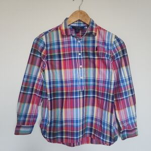 Polo Ralph Lauren Button Up Pop Over Shirt